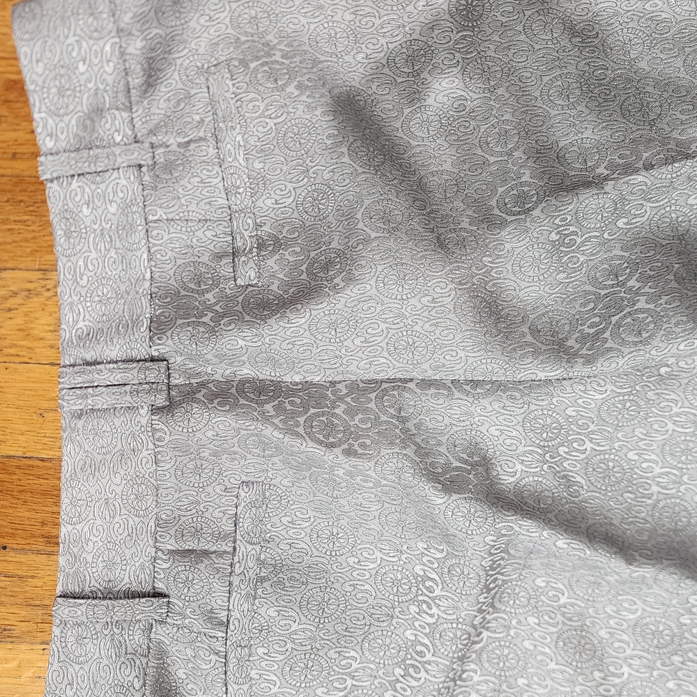 Ann Taylor Gray Dress Pants Straight-Leg - Picture 5 of 10